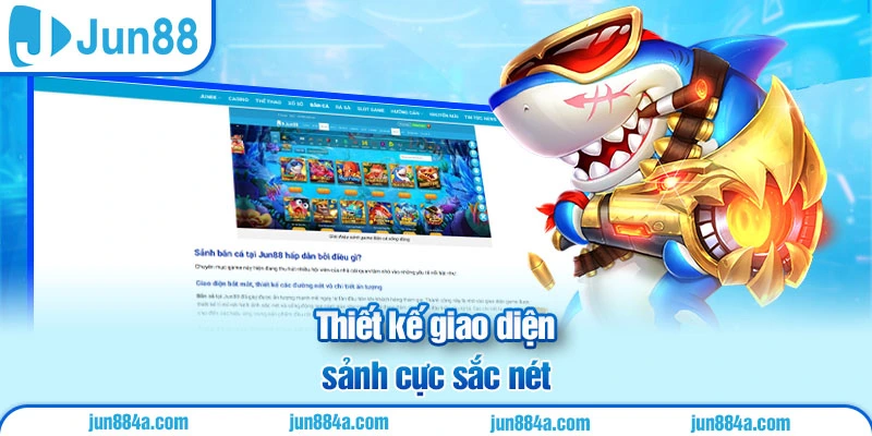 Thiết kế giao diện sảnh cực sắc nét